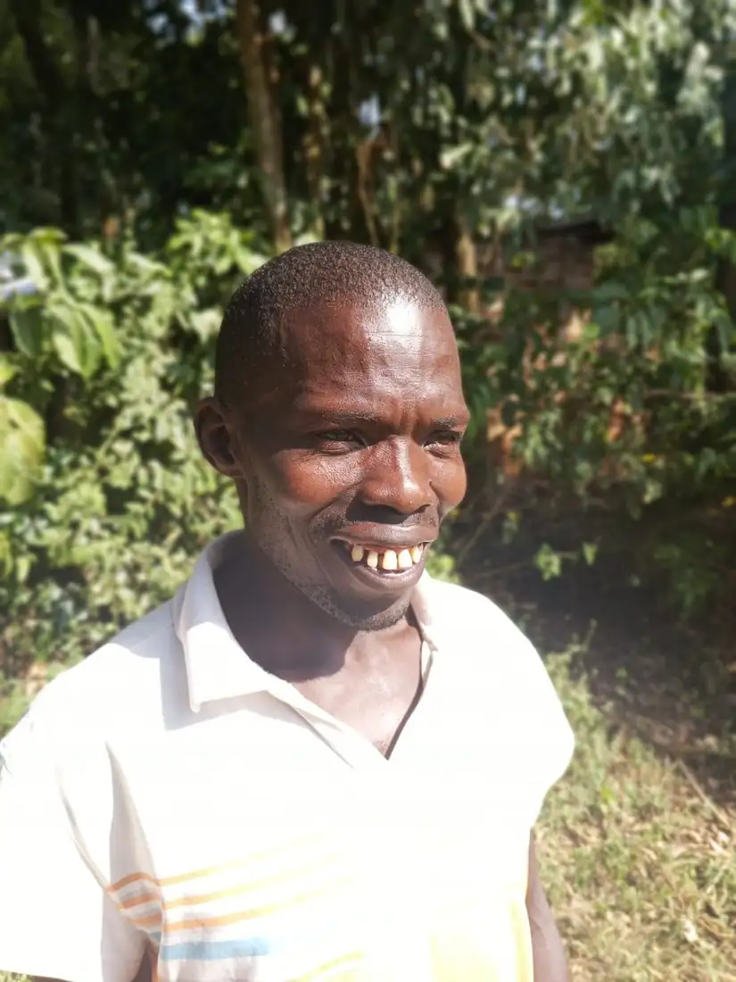 William Otieno, Bauer, Siaya County, Kenia