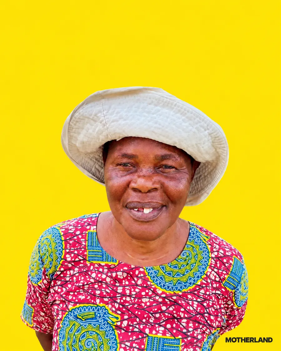 Farmer in a white hat